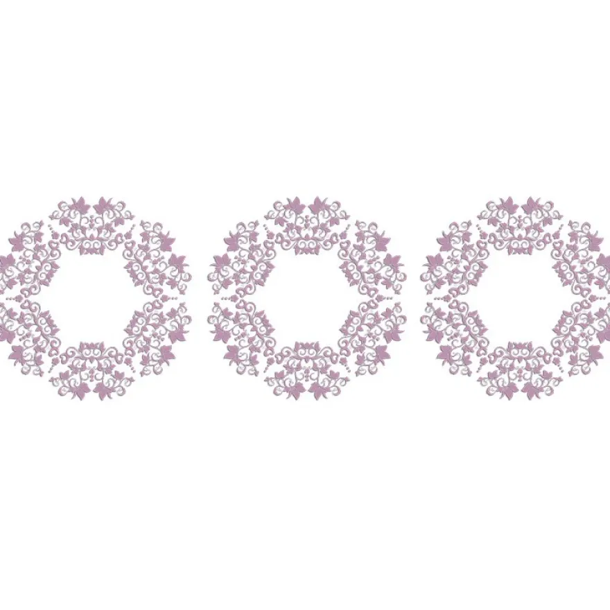 Transparent-Stickerbogen, Zierdeckchen, verschiedene Designs, 10cm x 30cm, 10 Bogen
