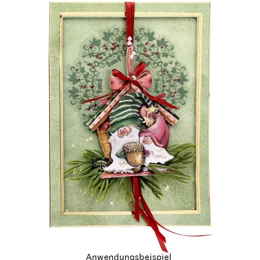 Transparent-Stickerbogen, Zierdeckchen, verschiedene Designs, 10cm x 30cm, 10 Bogen