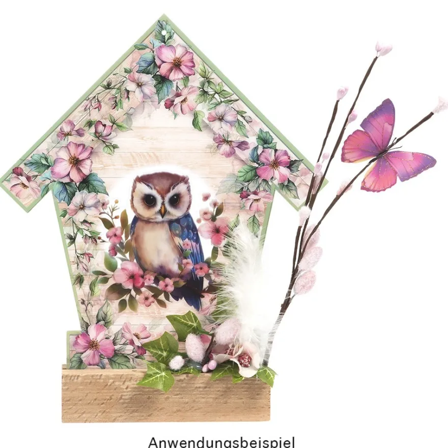 Transparent-Sticker, Schmetterlinge, versch. Designs, mit Glitzerveredelung, 10cm x 30cm, 10 Bogen