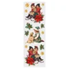 Transparent-Sticker, Winter-Kinder, verschiedene Designs, 10cm x 30cm, 10 Bogen