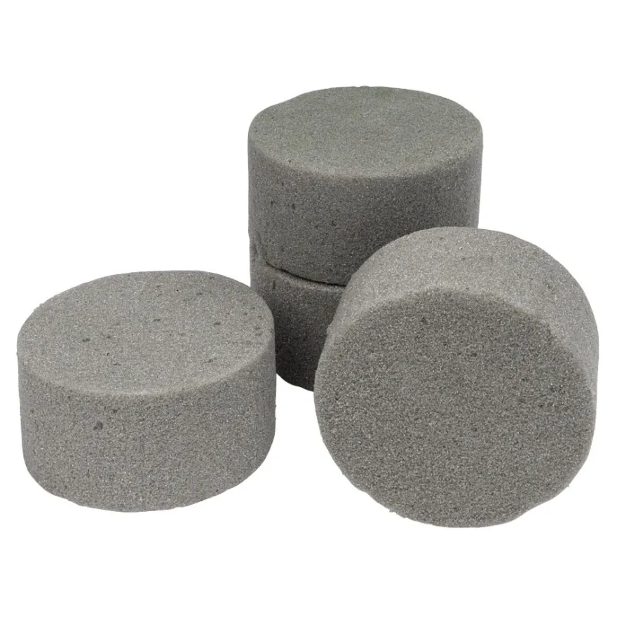 Trocken-Steckschwämme, rund, Ø7,5cm, 4cm hoch, 4 Stück