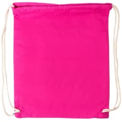 Turnbeutel aus Baumwolle, 37cm x 44cm, pink