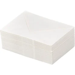 Umschläge, 11,4cm x 16,2cm, naturweiß, 100g/m², 100 Stück