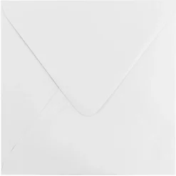 Umschläge, 17cm x 17cm, weiß, 100 Stück