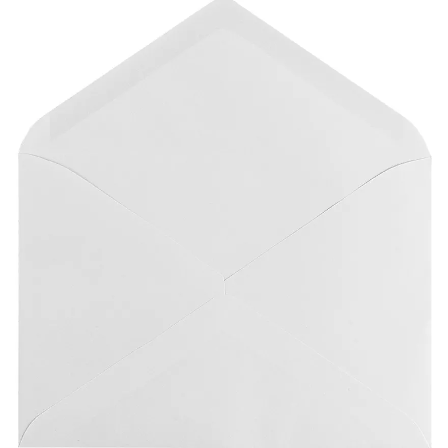 Umschläge, DIN B6, 12,5cm x 17,6cm, weiß, 100 Stück