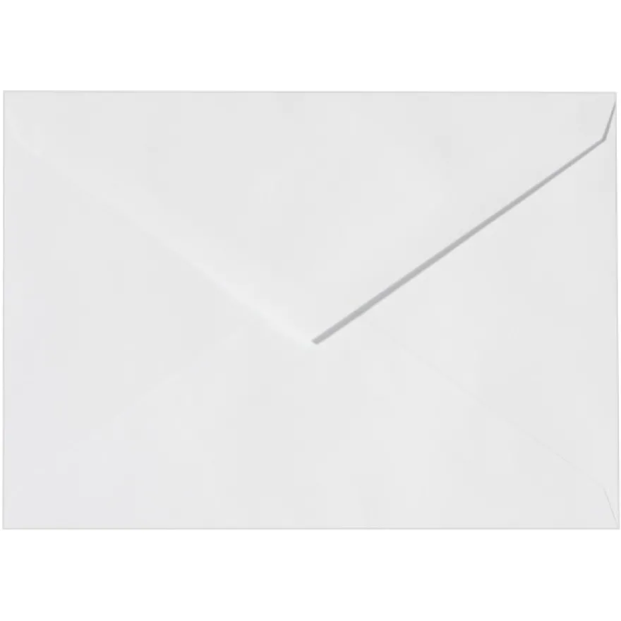 Umschläge, Din B6, 12,5x17,5cm, weiß, 10 Stück