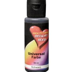 Universal Farbe, 59 ml, Schwarz