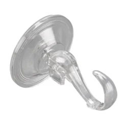 Vakuum-Saugnapf-Haken, 6,8cm x 9,5cm x 3,7cm, Tragkraft 5kg, transparent, 4 Stück