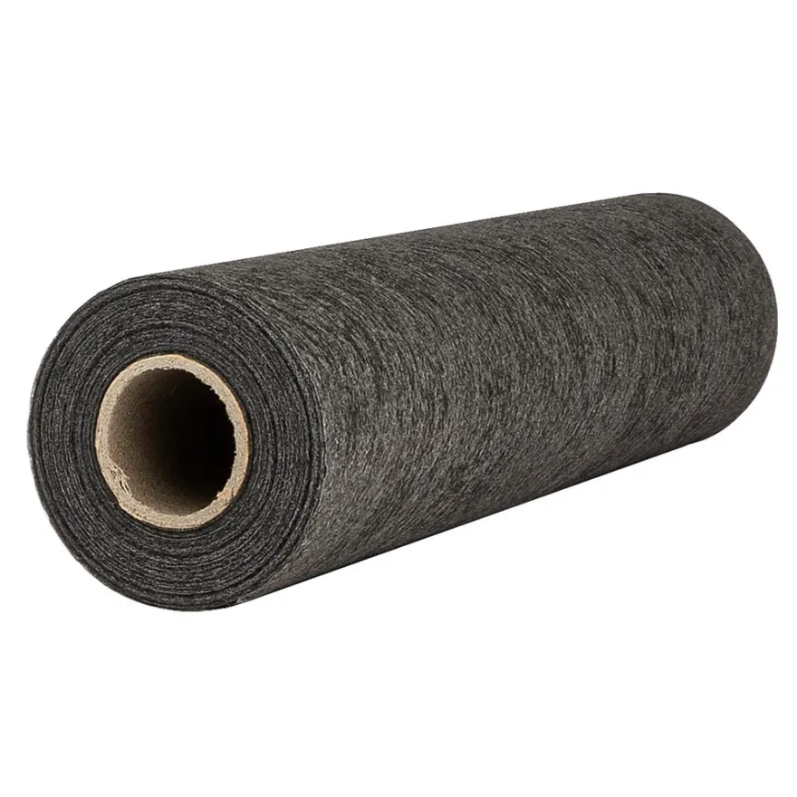 Vlies Tischläufer/Tischband, 23cm breit, 25m lang, auf Rolle, silbergrau