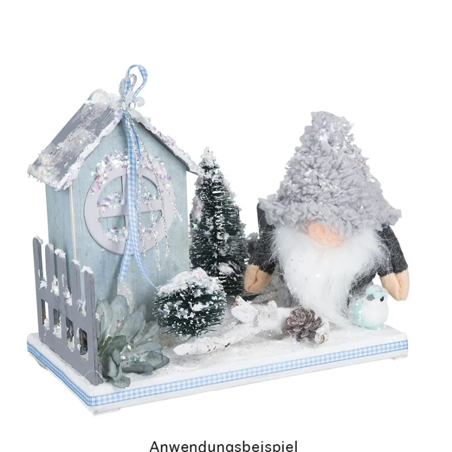 Vogelhäuschen aus Holz, zum Aufstellen, 4 verschiedene Größen, 4 Stück
