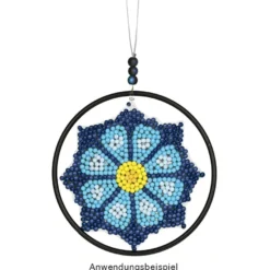 Vorlage für Diamond Painting: Blüten, DIN A4