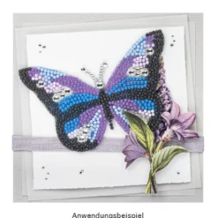 Vorlage für Diamond Painting: Schmetterlinge, DIN A4