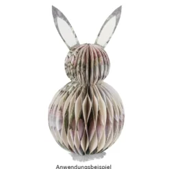 Vorlage: Waben-Figuren Ei & Hase, DIN A4