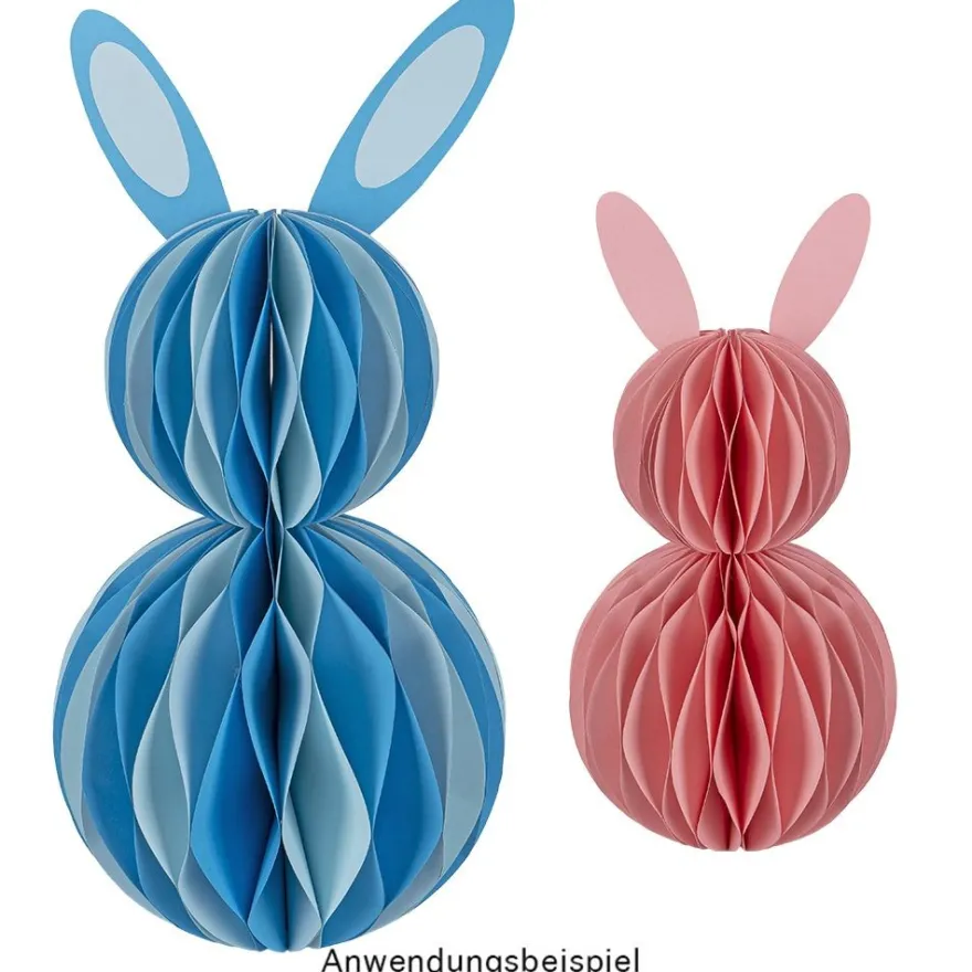 Vorlage: Waben-Figuren, Hase, DIN A3
