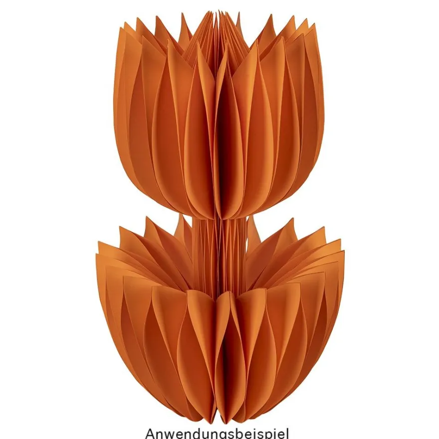 Vorlage: Waben-Figuren, Tulpe, DIN A3