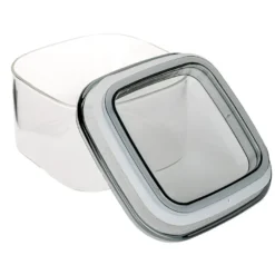 Vorratsbehälter aus Borosilikatglas, 10,6cm x 10,5cm x 7cm, Füllmenge: je 380ml, 3 Stück