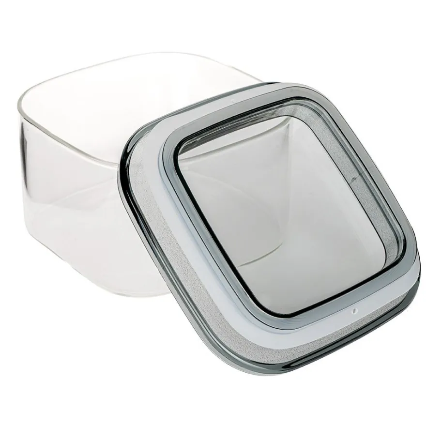 Vorratsbehälter aus Borosilikatglas, 10,6cm x 10,5cm x 7cm, Füllmenge: je 380ml, 3 Stück