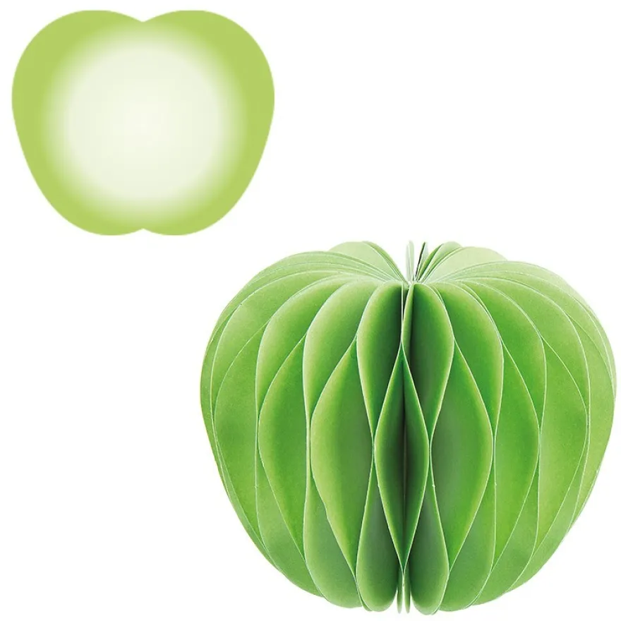 Waben-Stanzteile, Apfel, 8cm x 6,7cm, 100 Stück