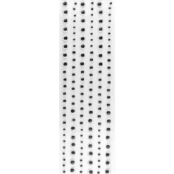 Wackelaugen, selbstklebend, in 3 Größen (6mm, 8mm & 10mm Ø), schwarz, 430 Stück