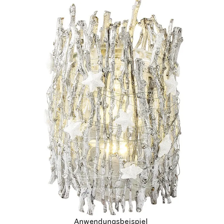 Wald-Deko, Äste, 10-20cm, 30g, silber