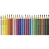 Wasservermalbare Buntstifte/Aquarell-Farbstifte, Colour Grip, Faber-Castell, 24 Stück