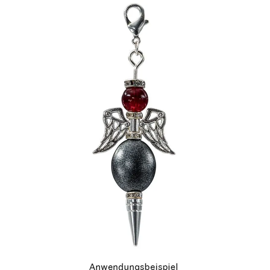 Wechselstäbe, 5cm, 5 Stück, silber patiniert