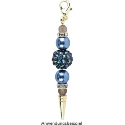 Wechselstäbe, Design 1, 7cm, Spitzenform: Kegel, hellgold, 5 Stück