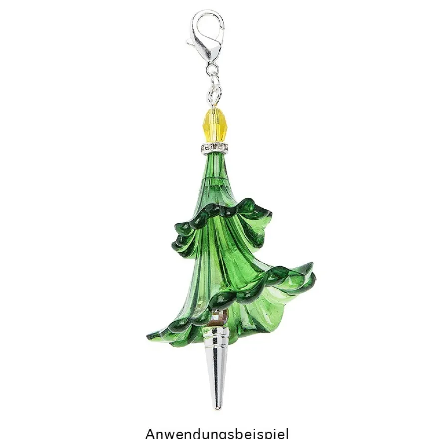 Wechselstäbe, Design 1, 7cm, Spitzenform: Kegel, silber, 5 Stück