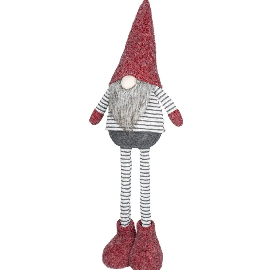 Wichtel mit Teleskopbeinen, 26cm x 13cm x 56cm/82cm