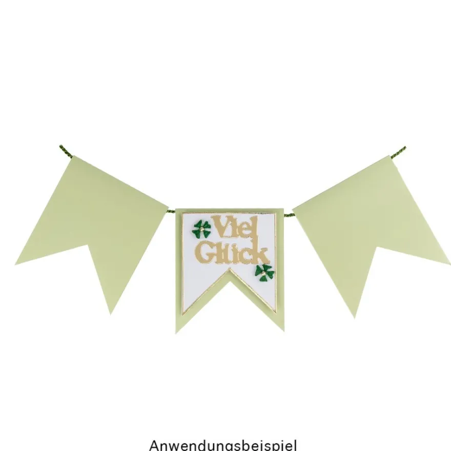 Wimpel-Stanzer für 3 verschiedene Größen