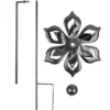 Windrad Design 5, Ø 22cm, Höhe 82cm, schwarz