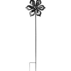 Windrad Design 5, Ø 22cm, Höhe 82cm, schwarz