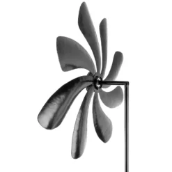 Windrad Design 2, Ø 29cm, Höhe 107cm, schwarz