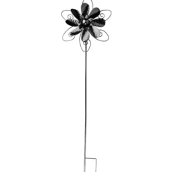 Windrad Design 3, Ø 29,5cm, Höhe 107cm, schwarz