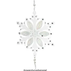 Windradfolien-Scheiben, Eiskristall 3, 17cm x 15cm, transparent, 500µ, 20 Stück
