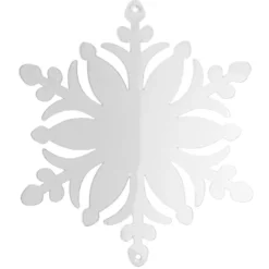 Windradfolien-Scheiben, Eiskristall 3, 17cm x 15cm, transparent, 500µ, 20 Stück