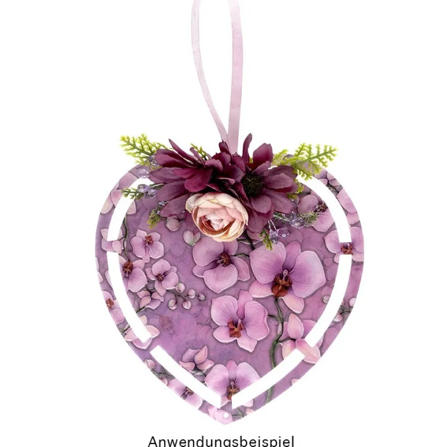 Windradfolien-Scheiben, Herz, 16cm x 16cm, transparent, 500µ, 20 Stück