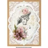 Windradfolien-Scheiben, mit Stanzornamentik, Oval 1, 13,8cm x 19cm, 500µ, transparent, 20 Stück