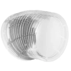 Windradfolien-Scheiben, Oval, 17cm x 12,6cm, transparent, 500µ, 20 Stück