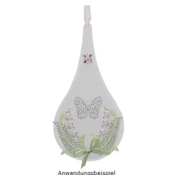 Windradfolien-Scheiben, Tropfen, 11,3cm x 22cm, transparent, mit Loch, 20 Stück