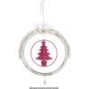 Winter-Deko, Tannenbaum 3, Rohlinge, 9,5cm x 10cm, weiß, 3 Stück
