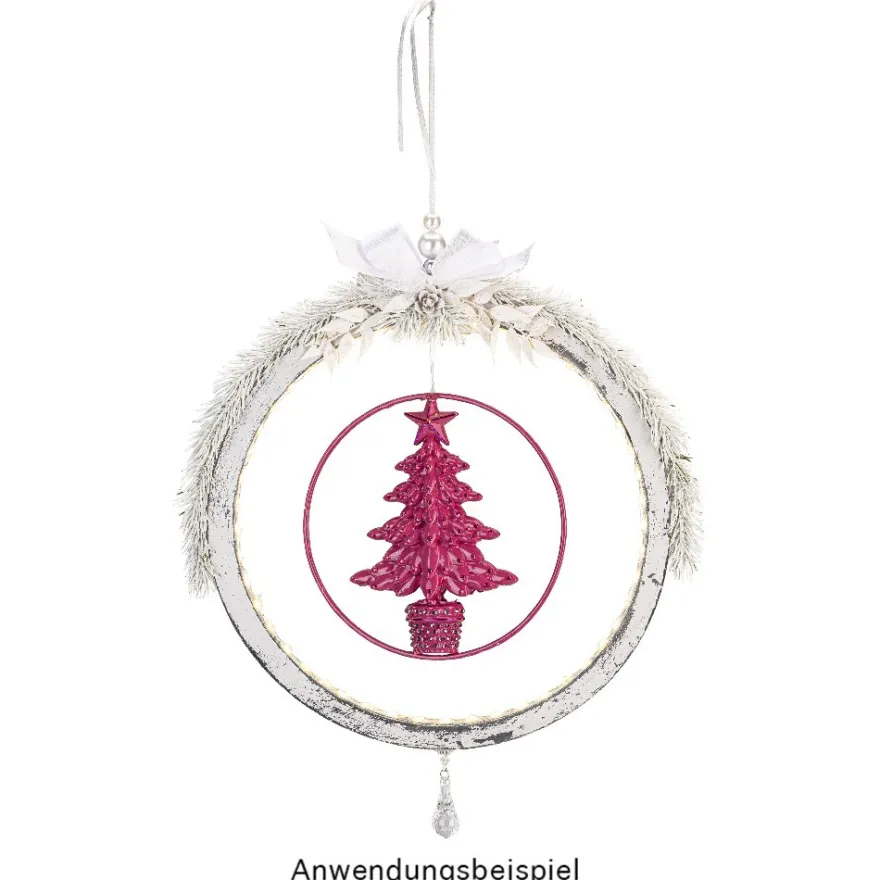 Winter-Deko, Tannenbaum 3, Rohlinge, 9,5cm x 10cm, weiß, 3 Stück