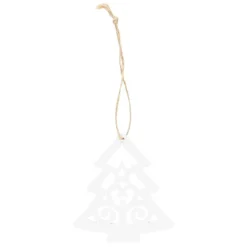 Winterliche Anhänger, Holz, 2,5cm bis 7cm groß, 3mm stark, versch. Designs, weiß, 68 Stück