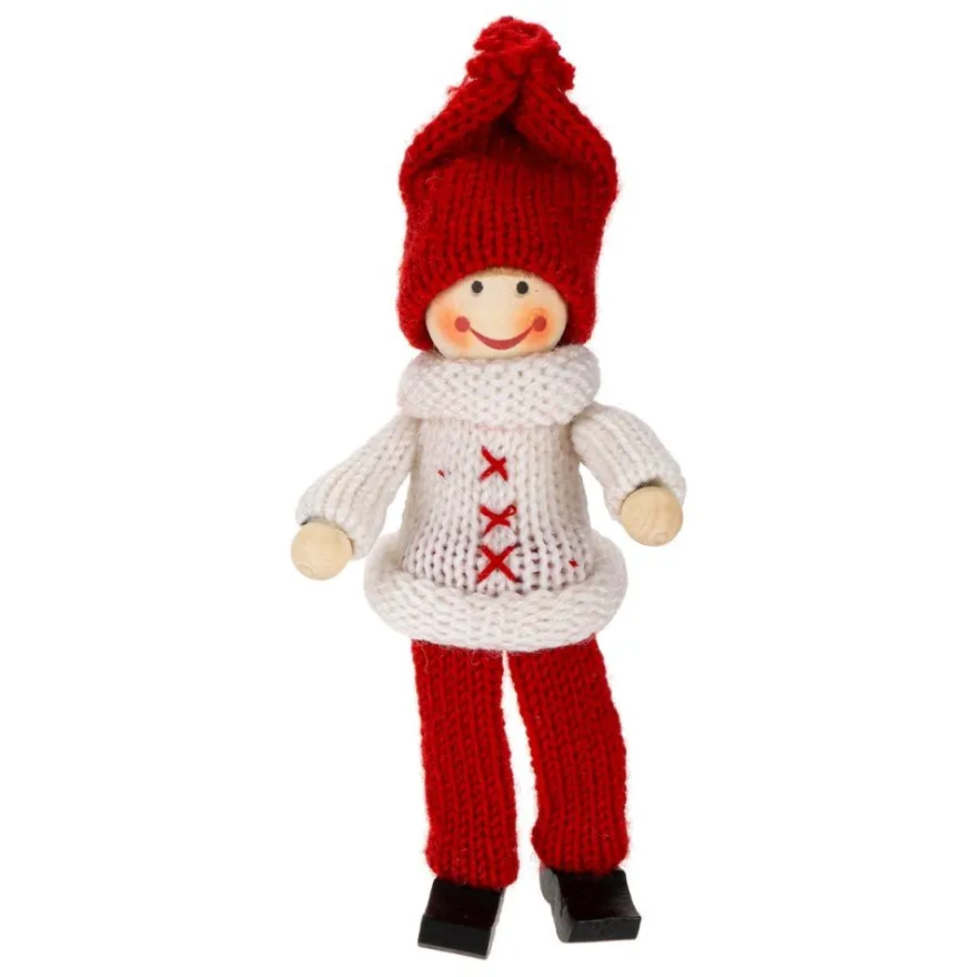 Winter-Püppchen, Amelie 7, 18cm hoch, 2 Stück