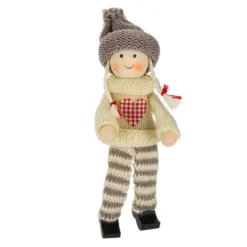 Winter-Püppchen, Amelie 5, 17cm hoch, 2 Stück