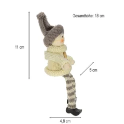 Winter-Püppchen, Amelie 5, 17cm hoch, 2 Stück