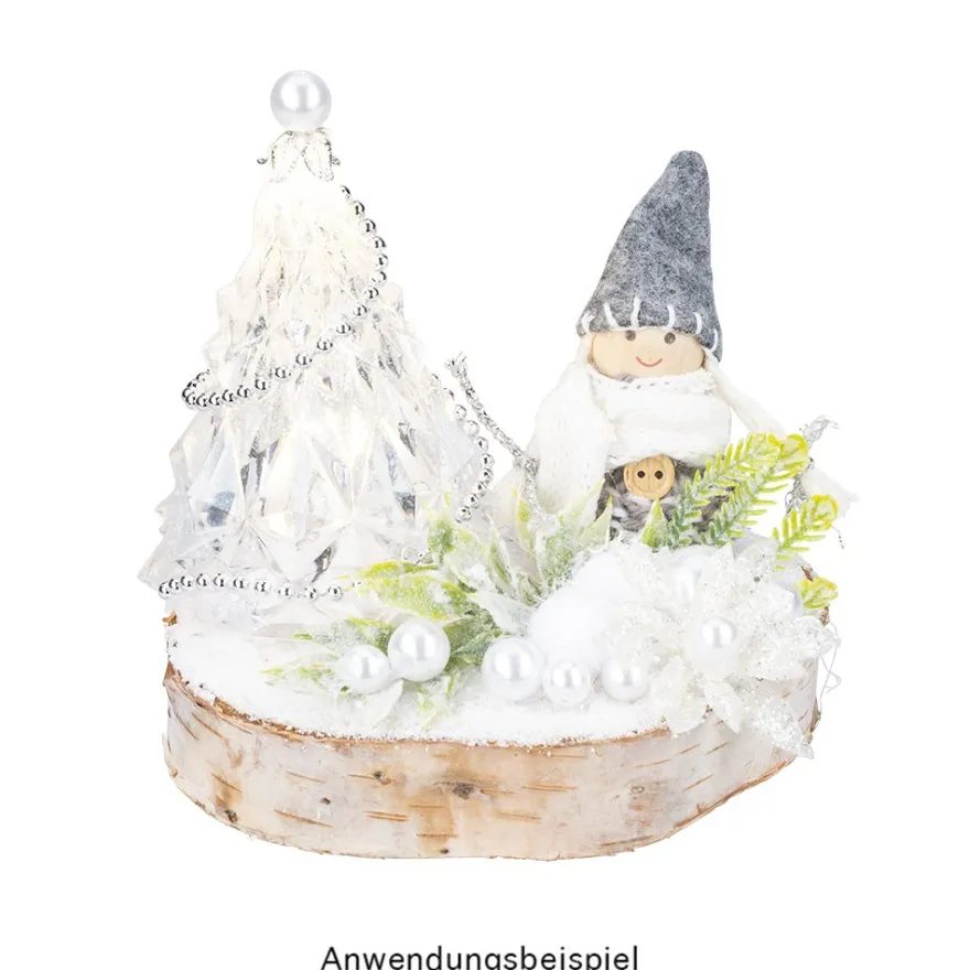 Winter-Püppchen, Design 16 "Linda", 8cm hoch, 2 Stück