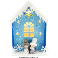 Winter-Püppchen, Design 18 "Susi", 6cm hoch, 3 Stück