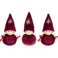Winter-Püppchen, Finja & Manni, 9cm hoch, 3 Stück