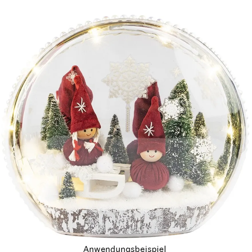 Winter-Püppchen, Finja & Manni, 9cm hoch, 3 Stück